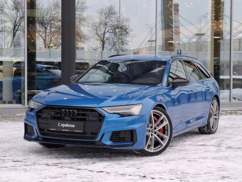 Автомобиль Audi S6 V поколение (C8) 3.0d AT 4WD (349 л.с.) S6 TDI Синий 2020 с пробегом 114 056 км