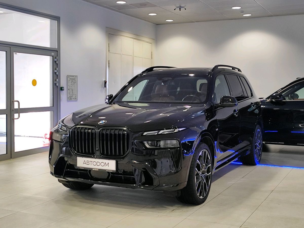 Автомобиль BMW X7 I (G07) [рестайлинг] 3.0d AT 4WD (340 л.с.) M Sport Pro Чёрный 2023 с пробегом 40 518 км