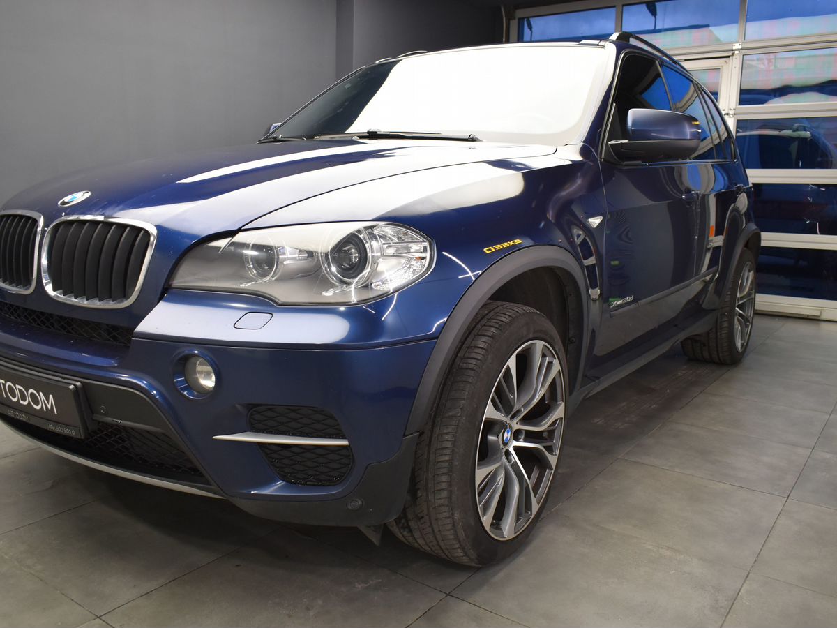 BMW X5 II (E70) [рестайлинг] 3.0d AT 4WD (245 л.с.) Luxury Синий 2012 с пробегом 171 236 км