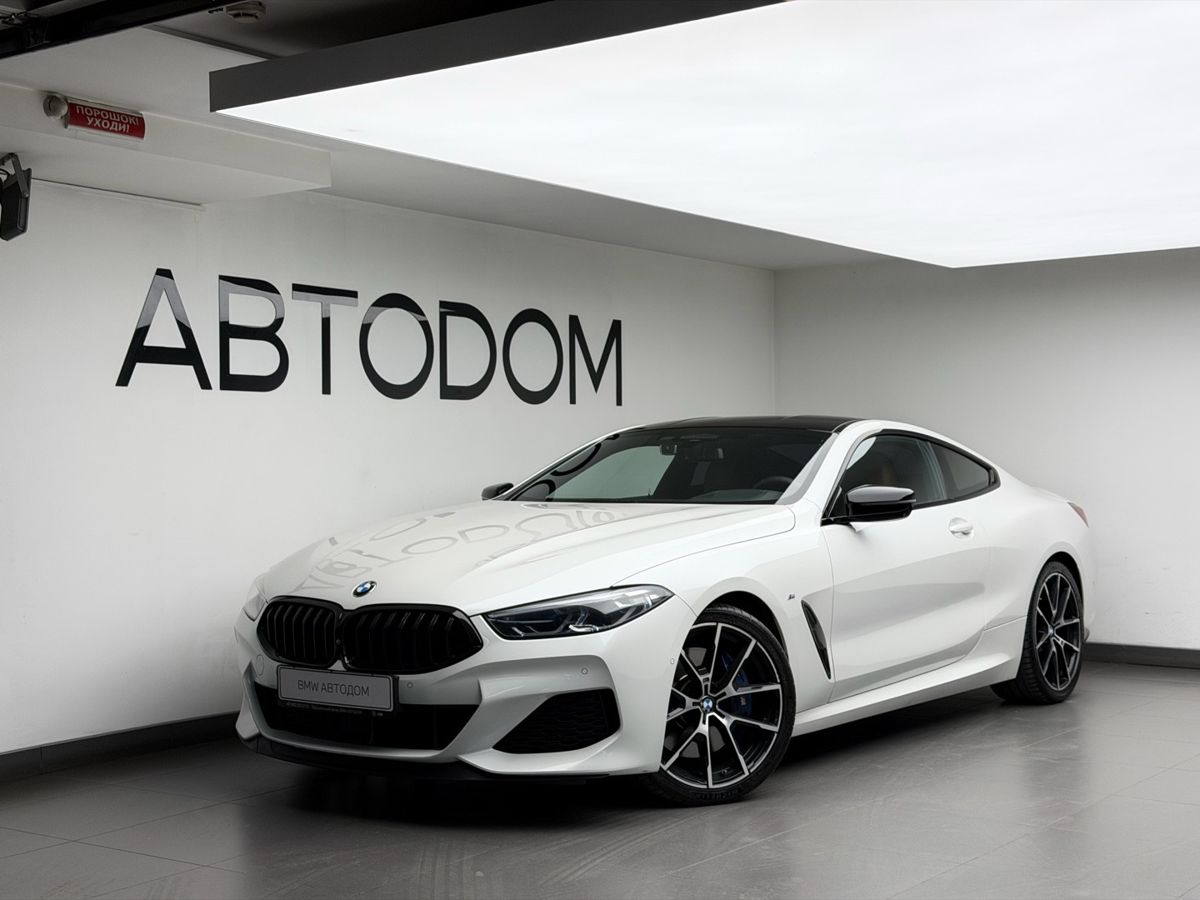 BMW 8 серии II поколение (G14/G15/G16) 840 3.0 AT 4WD (340 л.с.) M Sport Pro Белый 2020 с пробегом 93 633 км