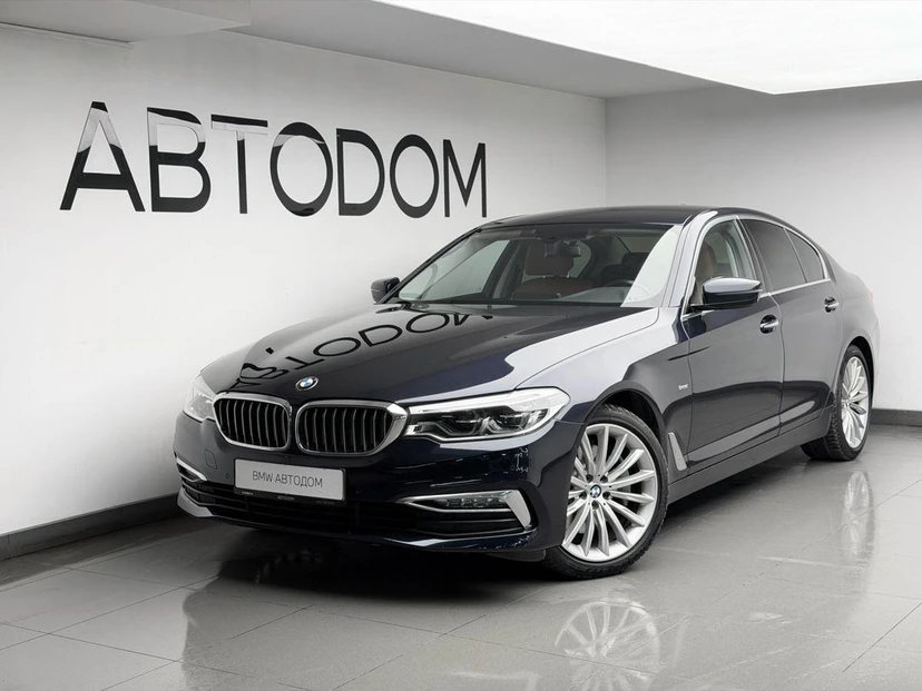 BMW 5 серии VII поколение (G30/G31) 530 2.0 AT 4WD (249 л.с.) Luxury Синий 2018 с пробегом 140 000 км