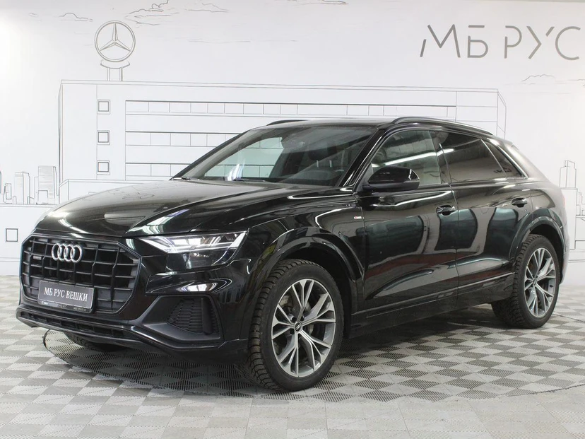 Audi Q8 I поколение (4M) 3.0d AT 4WD (249 л.с.) Base Чёрный 2021 с пробегом 80 197 км
