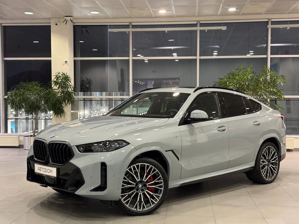 Автомобиль BMW X6 III (G06) [рестайлинг] 3.0d AT 4WD (298 л.с.) Base Серый 2025 
