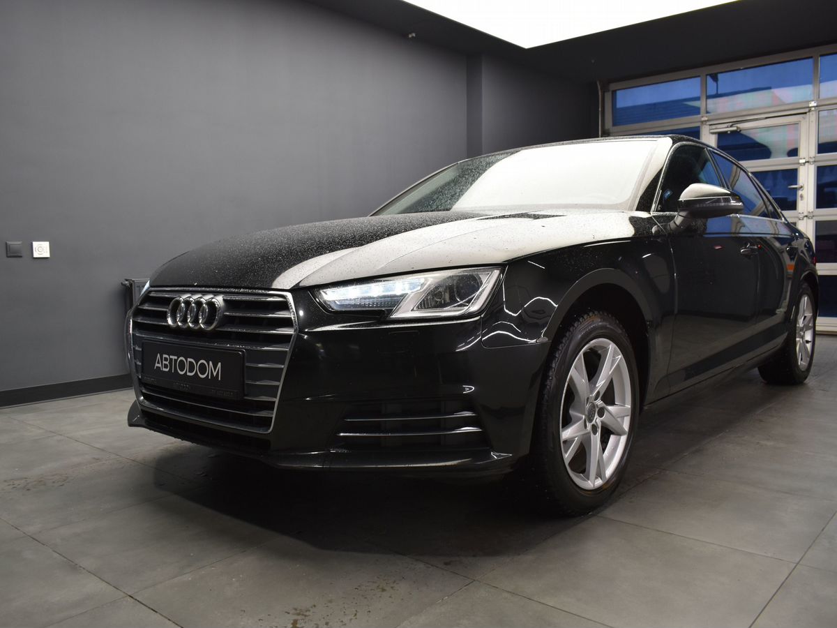 Audi A4 V поколение (B9) 2.0 AMT (190 л.с.) Advance Чёрный 2016 с пробегом 140 000 км
