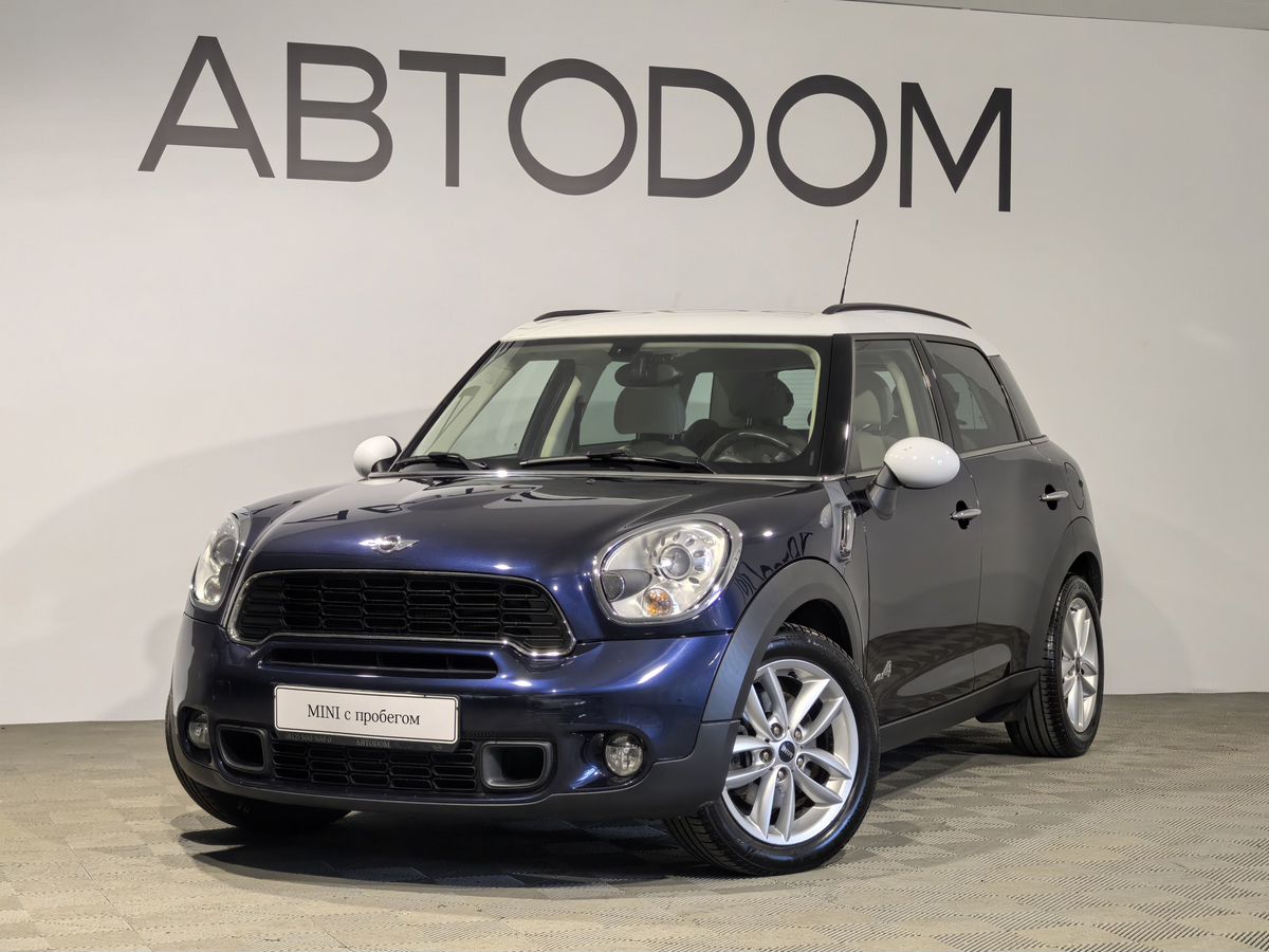 MINI Countryman I поколение (R60) Cooper S 1.6 AT 4WD (184 л.с.) Cooper S Синий 2011 с пробегом 75 000 км