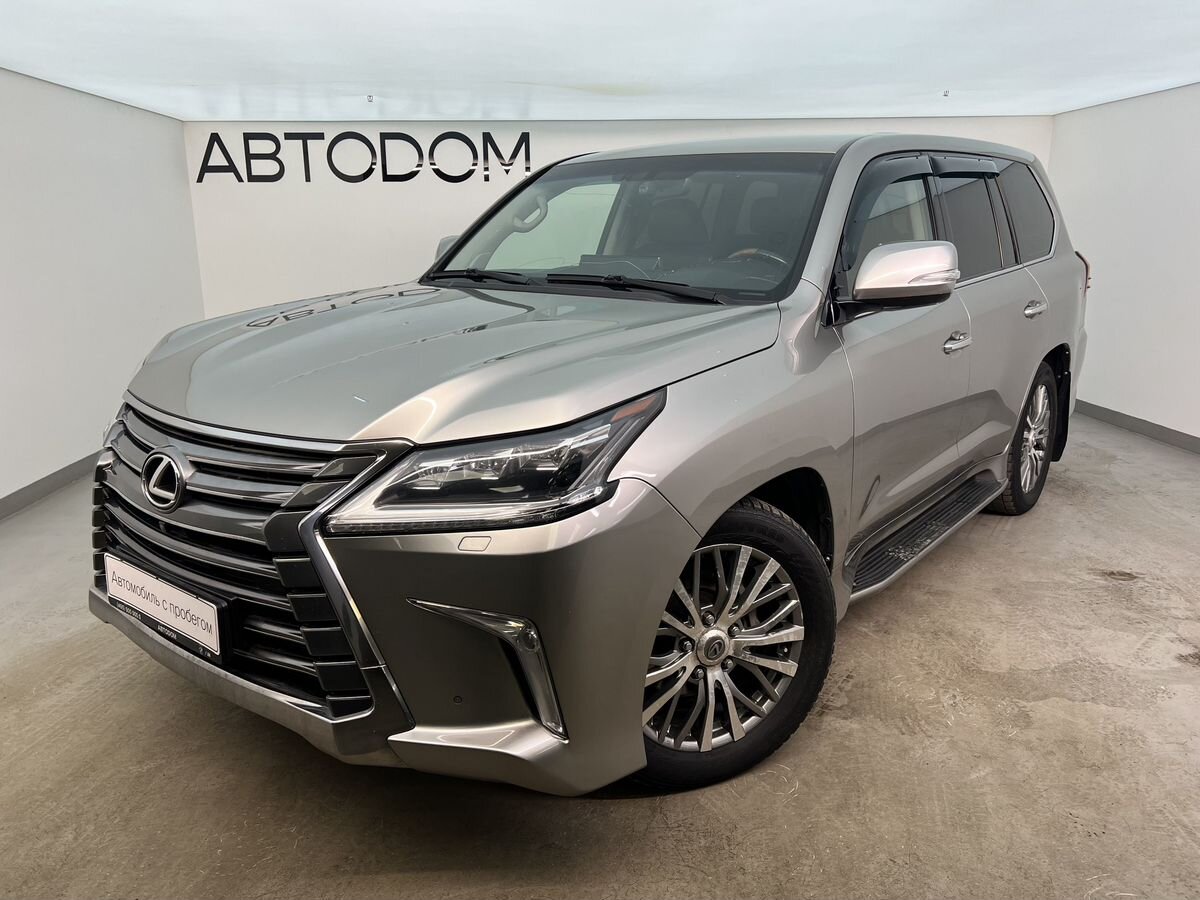 Автомобиль Lexus LX III [2-й рестайлинг] 4.5d AT 4WD (272 л.с.) Executive 2 Серый 2016 с пробегом 157 835 км
