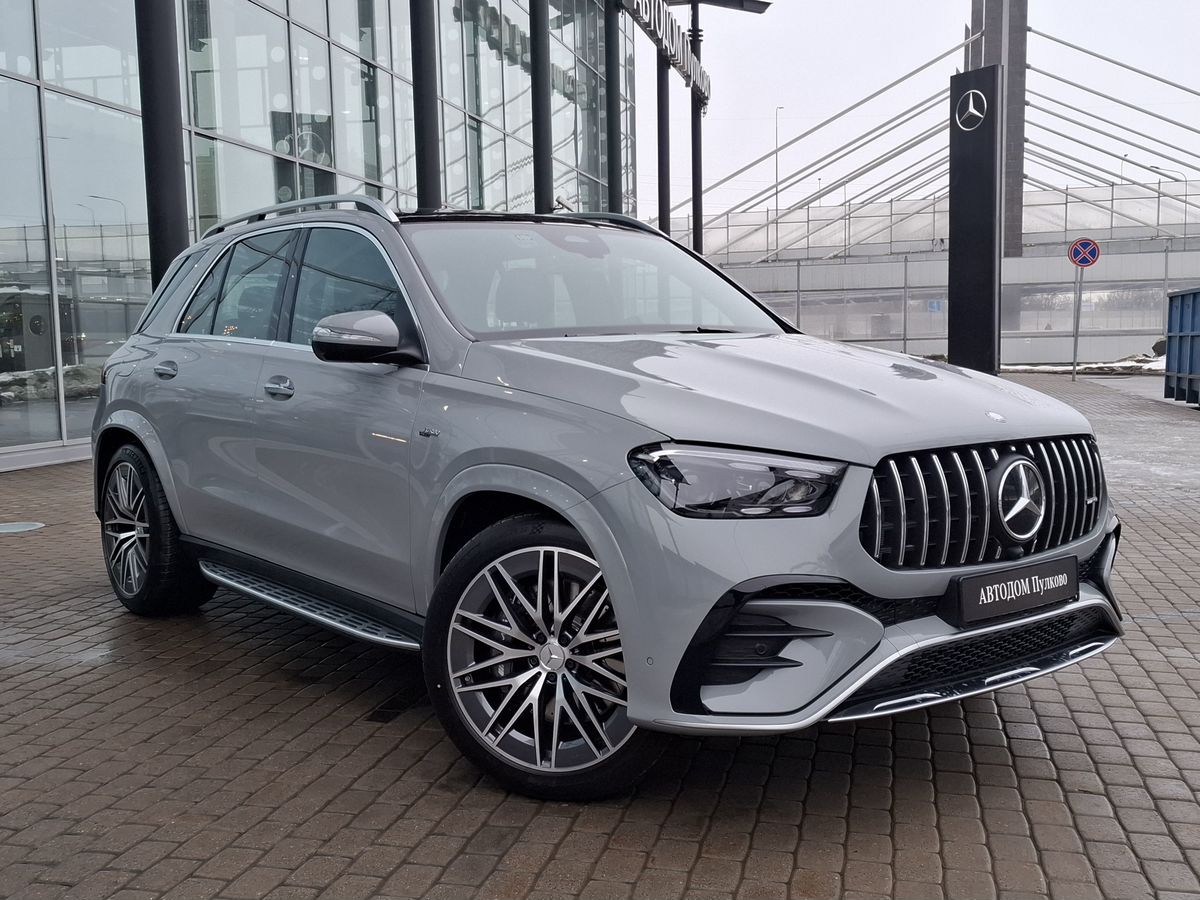 Автомобиль Mercedes-Benz GLE AMG II (V167) [рестайлинг] 53 AMG 3.0 AT 4Matic (435 л.с.) Base Серый 2025 