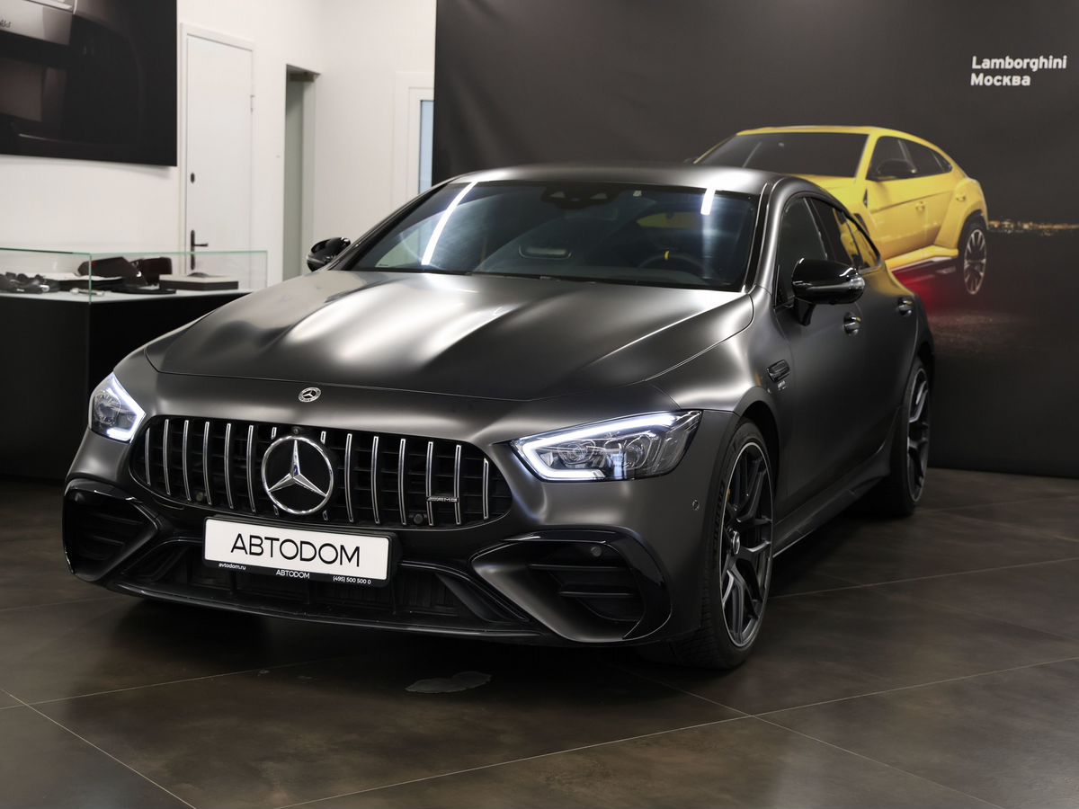 Автомобиль Mercedes-Benz AMG GT I (C190) [рестайлинг] 53 3.0 AMT 4Matic (435 л.с.) Особая Серия Серый 2021 с пробегом 32 113 км