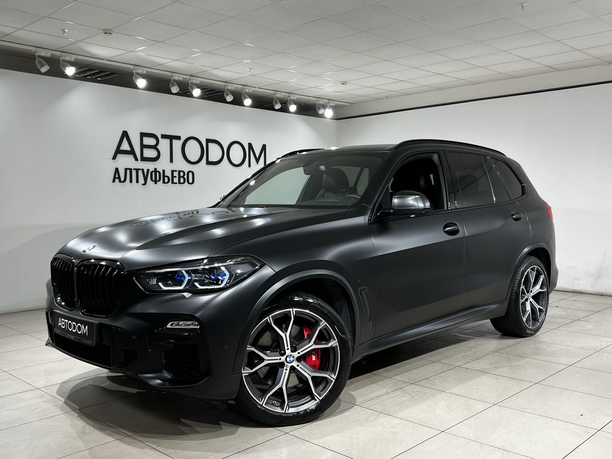 BMW X5 IV поколение (G05) 3.0 AT 4WD (340 л.с.) M Sport Edition 21 Чёрный 2021 с пробегом 54 472 км