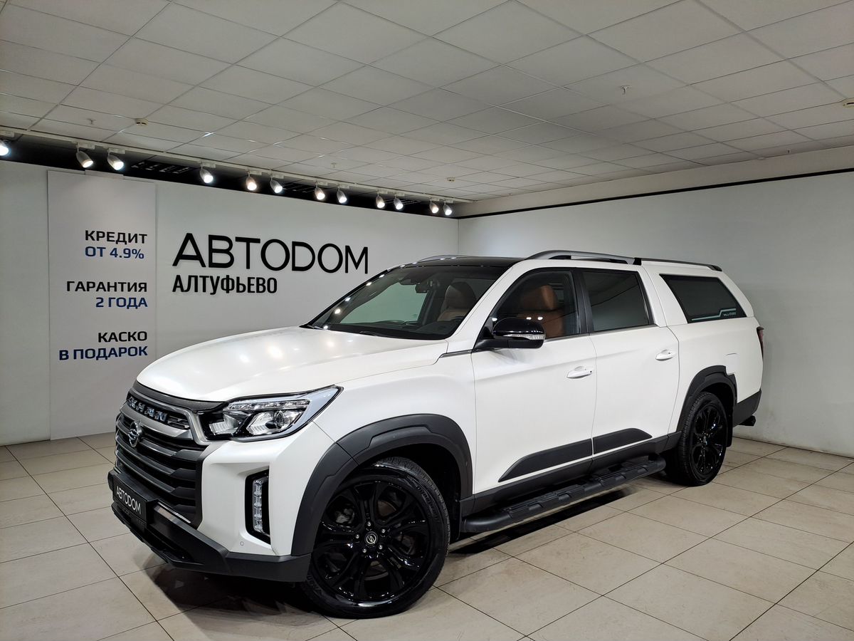 Автомобиль SsangYong Rexton Sports I [рестайлинг] 2.2d AT 4WD (202 л.с.) Base Белый 2022 с пробегом 39 730 км
