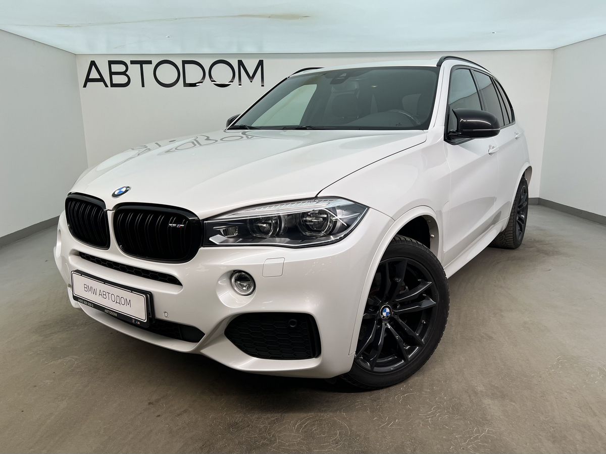 BMW X5 III поколение (F15) 3.0d AT 4WD (249 л.с.) M Sport Белый 2015 с пробегом 98 200 км
