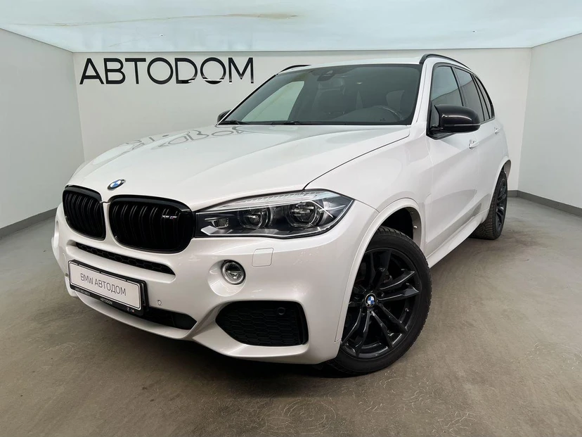 BMW X5 III поколение (F15) 3.0d AT 4WD (249 л.с.) M Sport Белый 2015 с пробегом 98 200 км