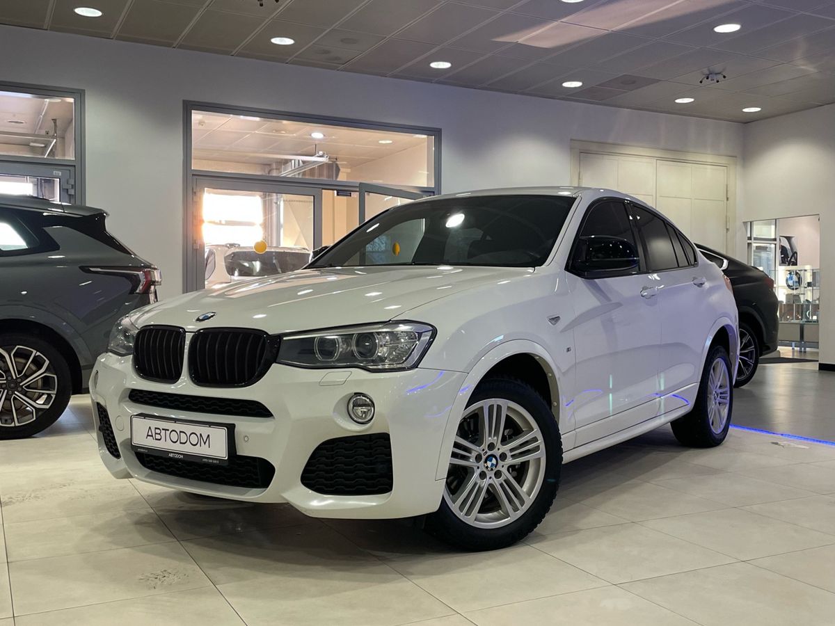 Автомобиль BMW X4 I поколение (F26) 2.0d AT 4WD (190 л.с.) M Sport Локальная сборка Белый 2015 с пробегом 117 930 км