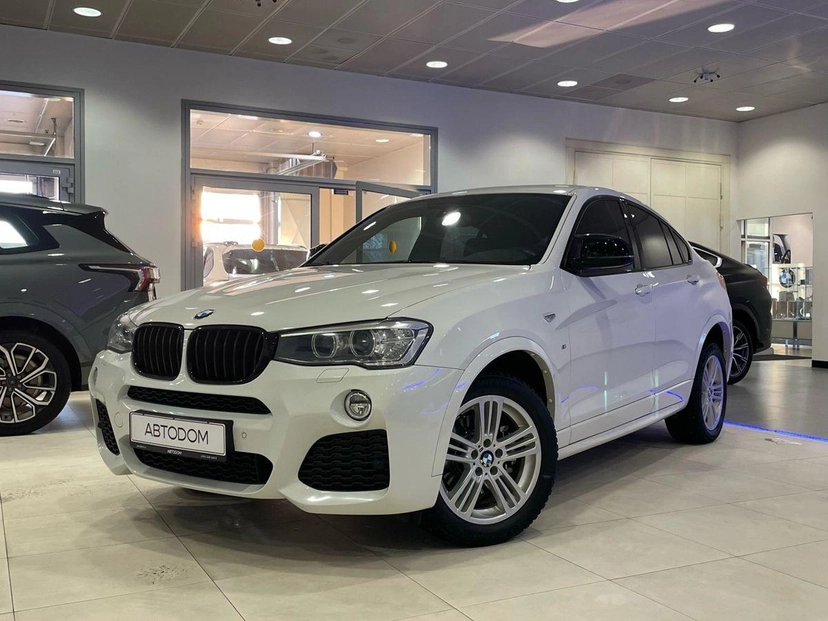 Автомобиль BMW X4 I поколение (F26) 2.0d AT 4WD (190 л.с.) M Sport Локальная сборка Белый 2015 с пробегом 117 930 км