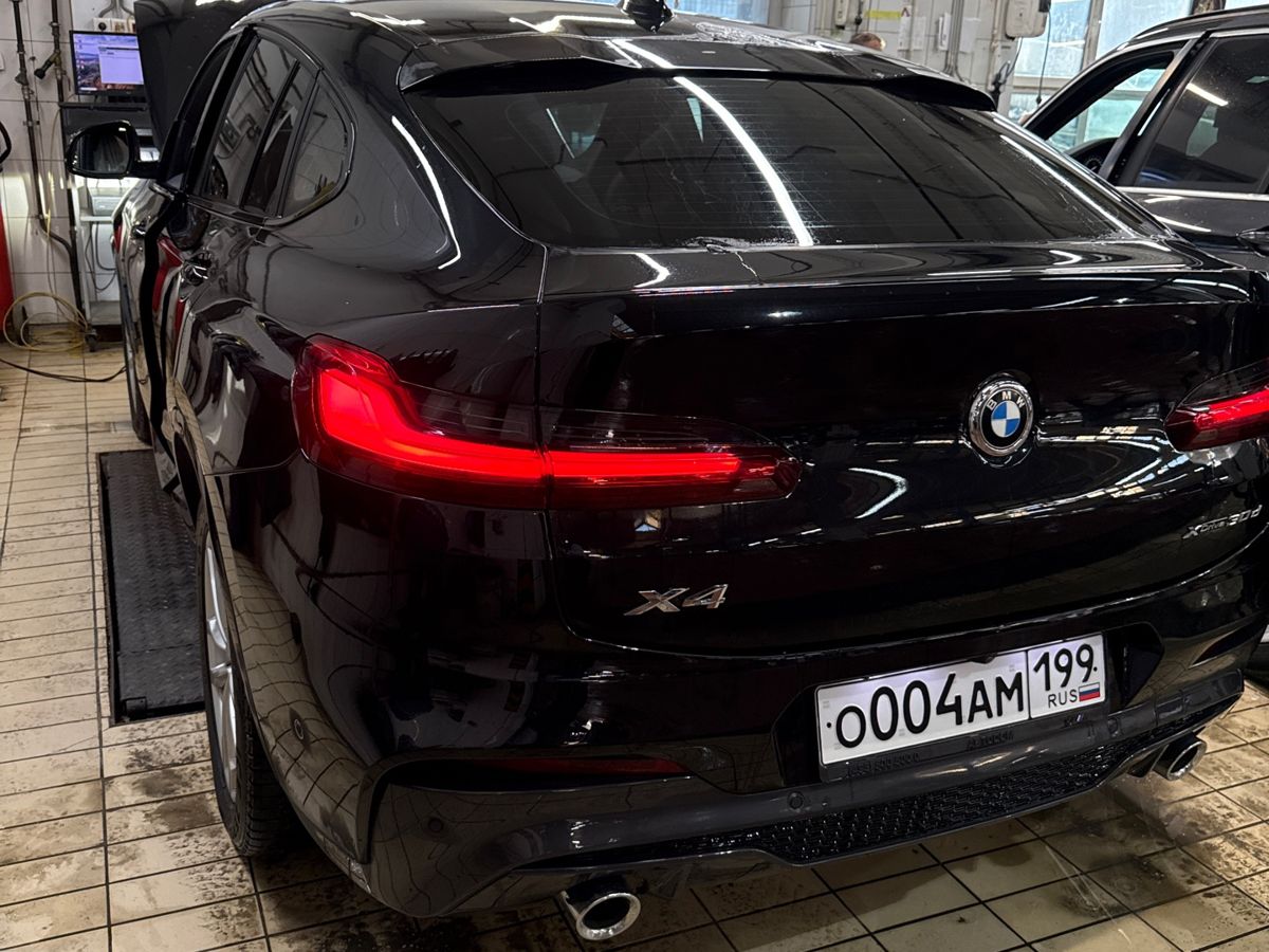 Автомобиль BMW X4 II поколение (G02) 3.0d AT 4WD (249 л.с.) M Sport Чёрный 2020 с пробегом 36 970 км