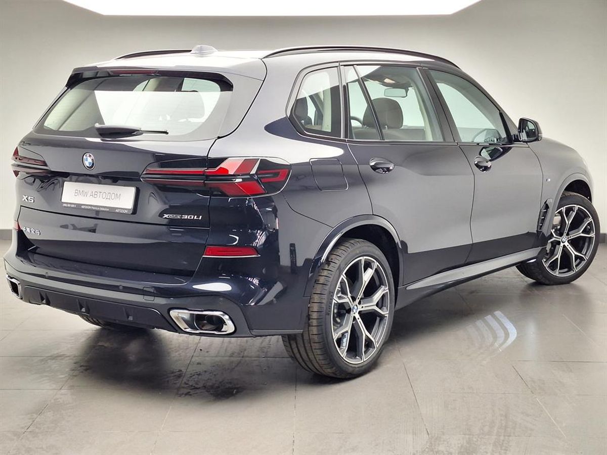 Автомобиль BMW X5 IV (G05) [рестайлинг] 2.0 AT 4WD (258 л.с.) Premium M Sport Чёрный 2025 с пробегом 101 км