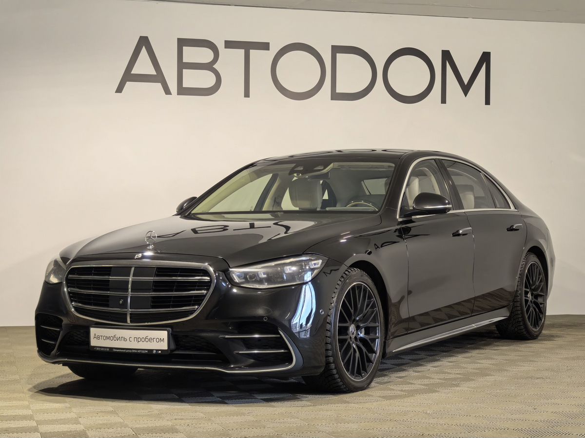 Mercedes-Benz S-Класс VII поколение (W223) 350 2.9d AT 4Matic (249 л.с.) Premium Чёрный 2020 с пробегом 229 189 км