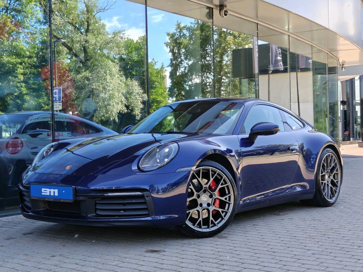 Porsche 911 VIII поколение (992) Carrera 4S 3.0 AMT 4WD (450 л.с.) Carrera 4S Синий 2021 с пробегом 13 786 км