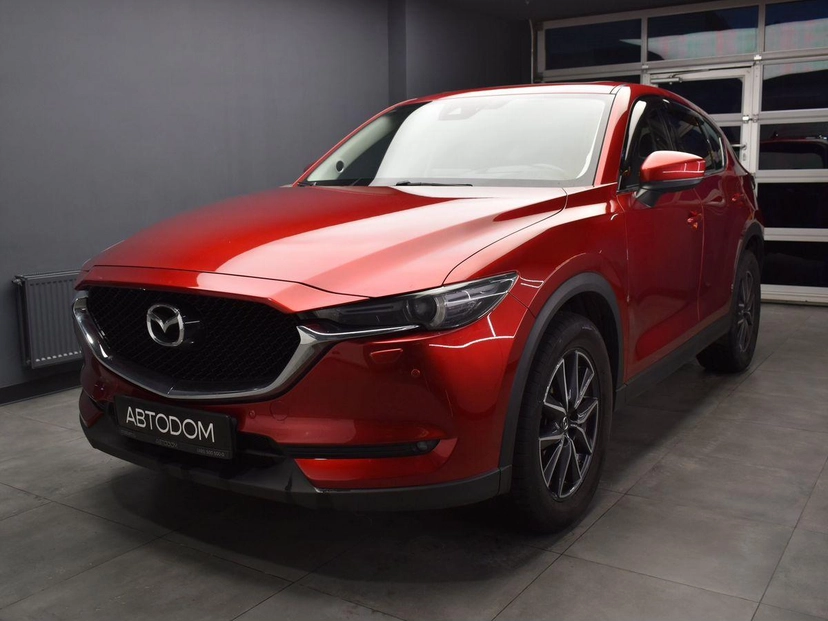 Автомобиль Mazda CX-5 II поколение 2.5 AT 4WD (194 л.с.) Base Красный 2017 с пробегом 127 841 км