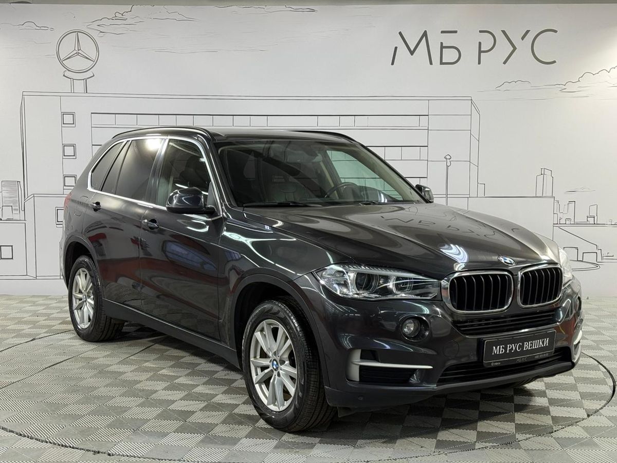 Автомобиль BMW X5 III поколение (F15) 3.0d AT 4WD (218 л.с.) Business Серый 2017 с пробегом 214 755 км