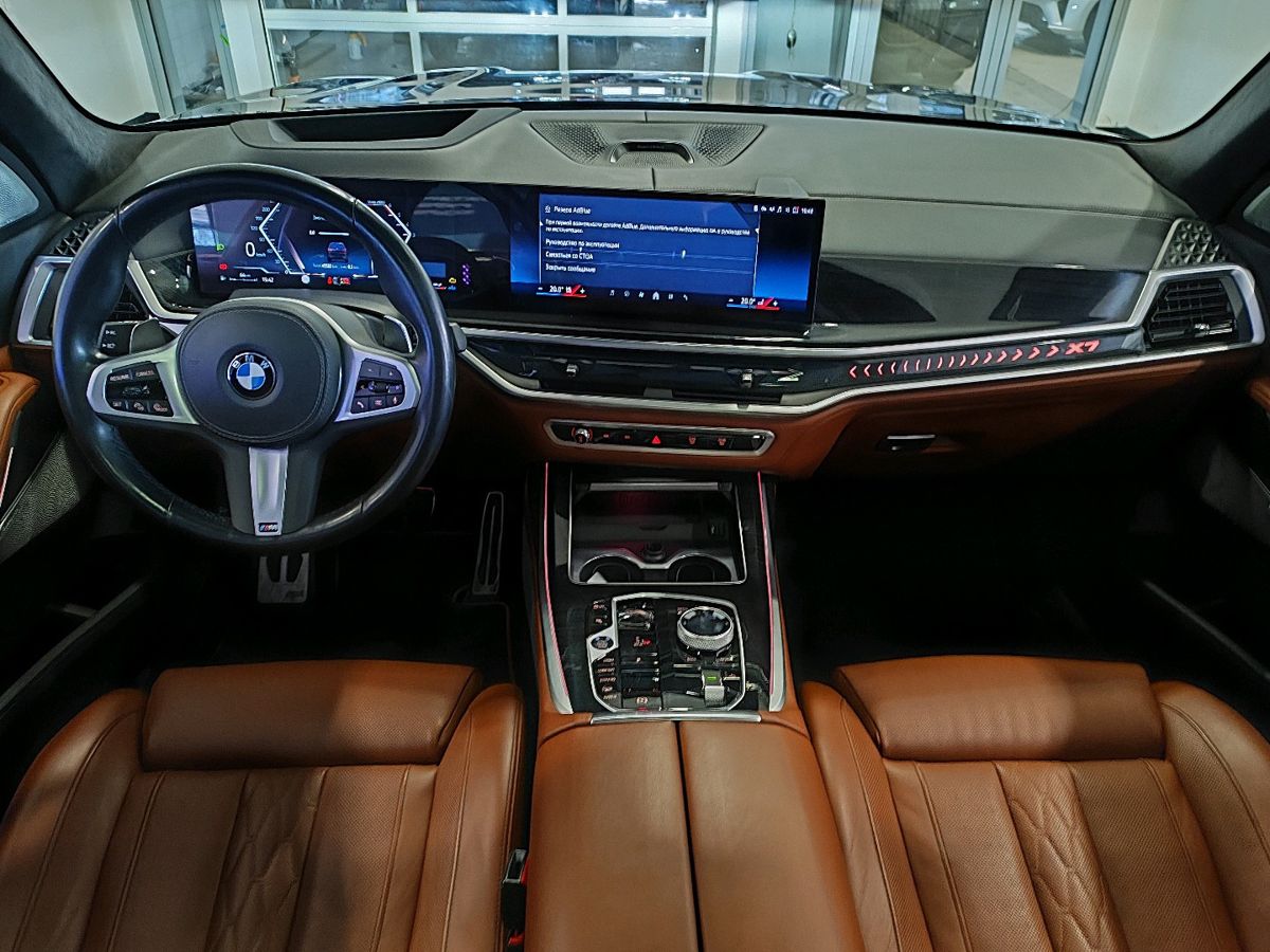Автомобиль BMW X7 I (G07) [рестайлинг] 3.0d AT 4WD (340 л.с.) M Sport Pro Чёрный 2023 с пробегом 40 518 км