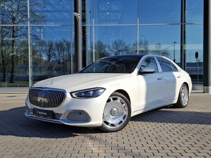 Автомобиль Mercedes-Benz S-Класс VII поколение (W223) 580 4.0 AT 4Matic (503 л.с.) Luxury Белый 2022 с пробегом 35 241 км