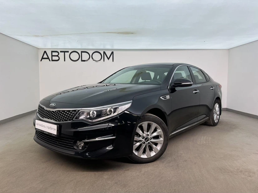Kia Optima IV поколение 2.0 AT (150 л.с.) Luxe Чёрный 2018 с пробегом 34 700 км
