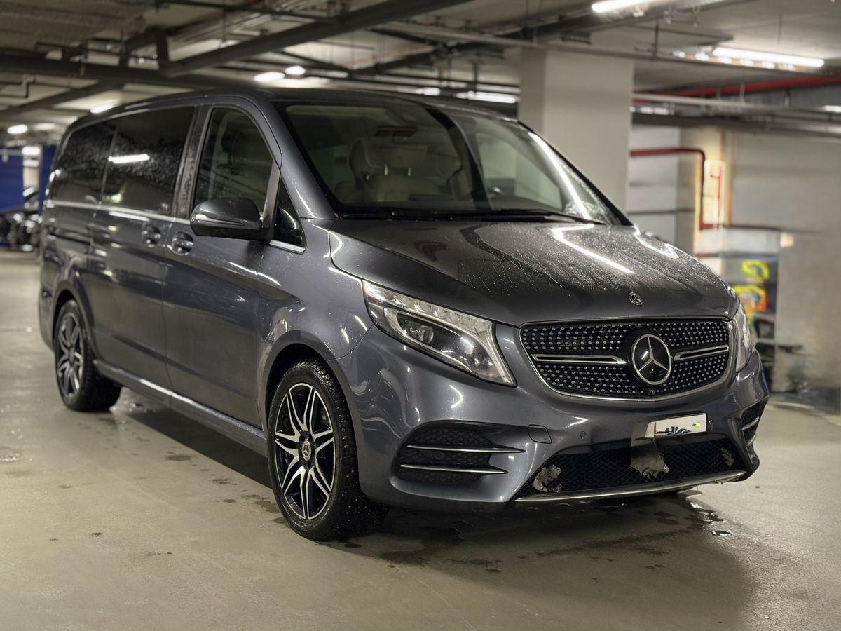 Автомобиль Mercedes-Benz V-Класс II поколение (W447) 250 2.1d AT 4Matic Long (190 л.с.) Base Серый 2018 с пробегом 84 242 км