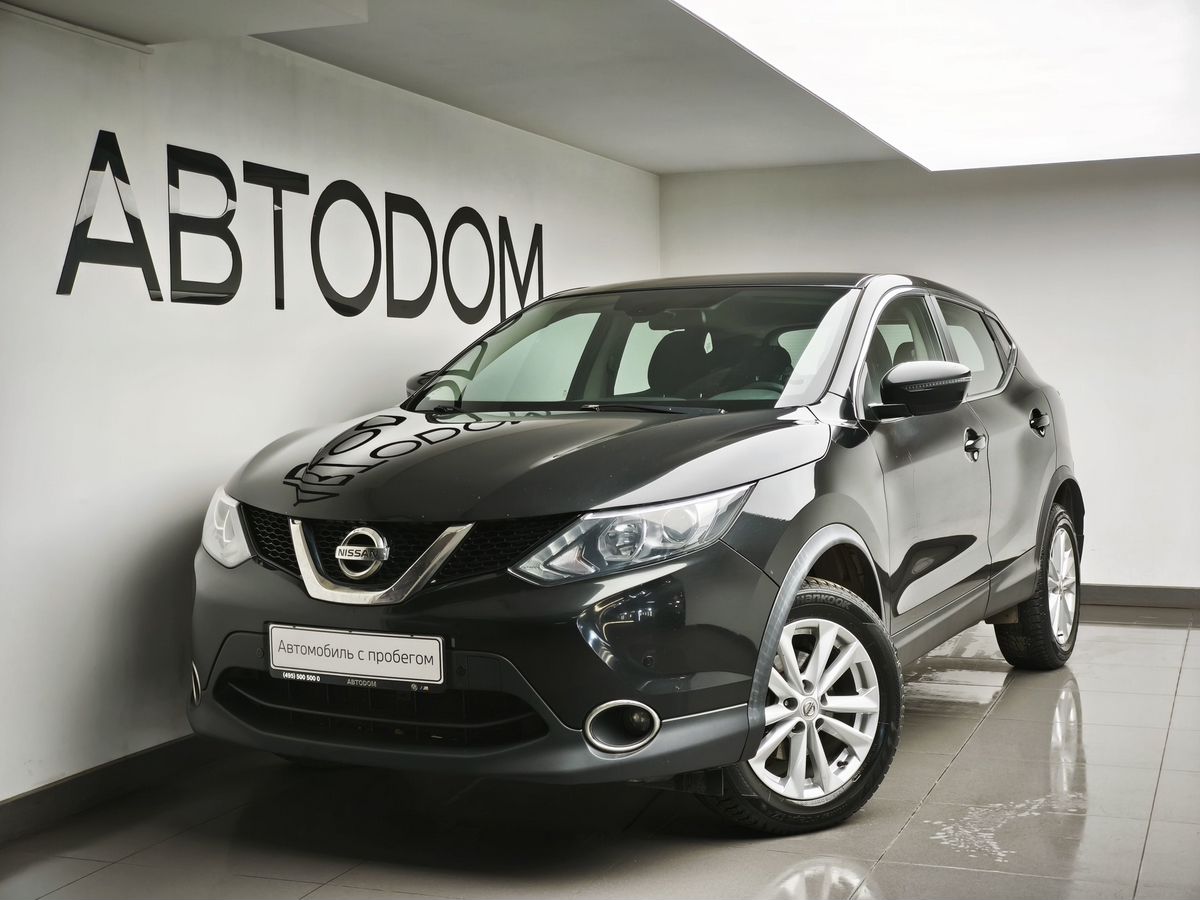 Автомобиль Nissan Qashqai II поколение 2.0 CVT 4WD (144 л.с.) SE Чёрный 2018 с пробегом 158 055 км