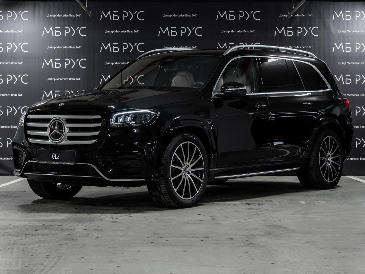 Автомобиль Mercedes-Benz GLS II (X167) [рестайлинг] 450 3.0d AT 4Matic (367 л.с.) Base Чёрный 2025 