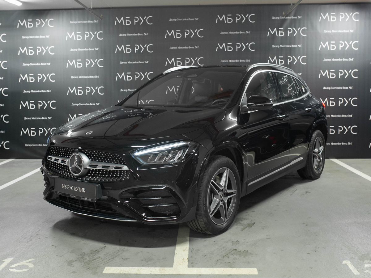 Автомобиль Mercedes-Benz GLA II (H247) [рестайлинг] 250 2.0 AMT 4Matic (224 л.с.) Base Чёрный 2024 с пробегом 1 236 км