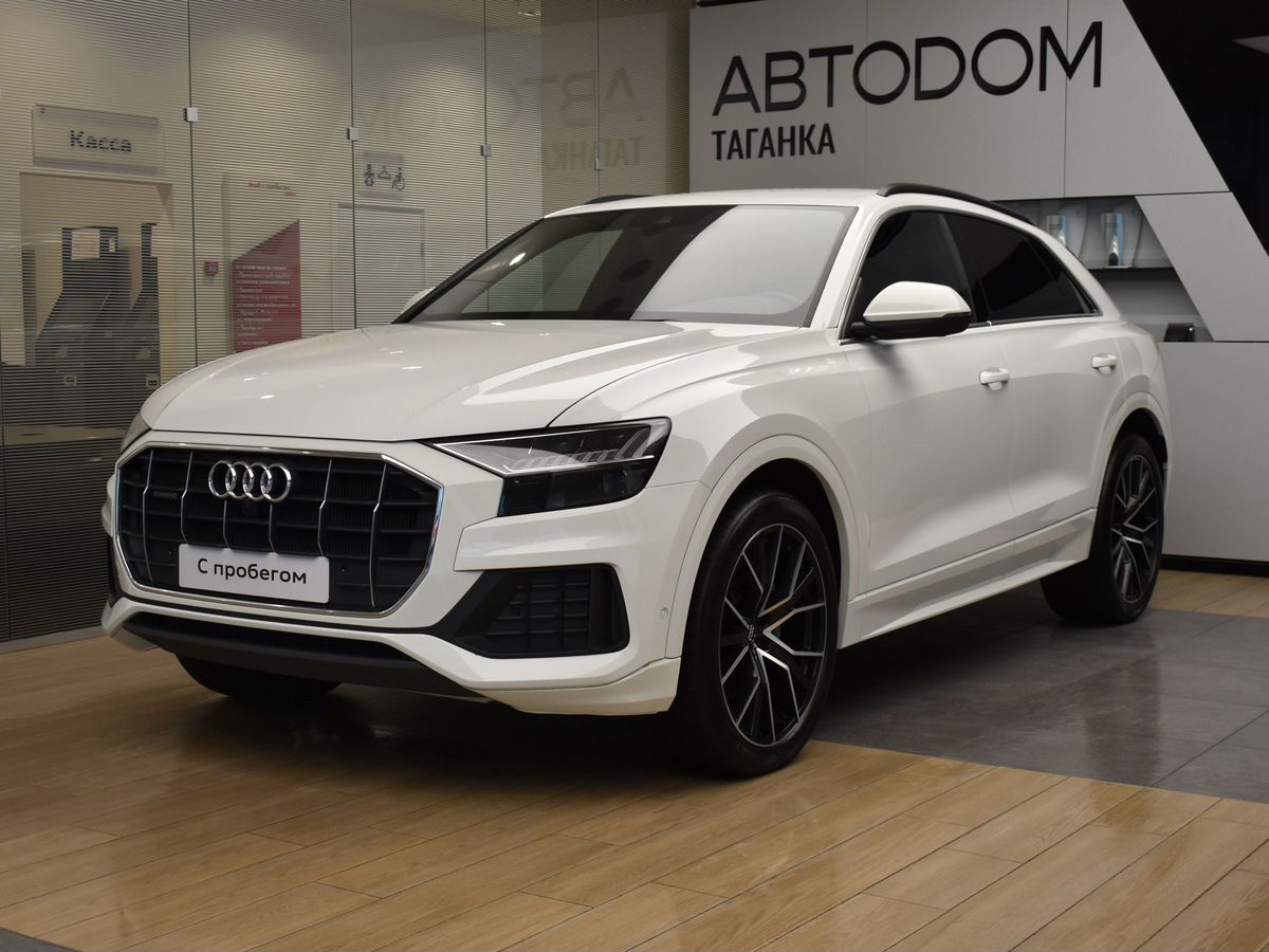 Audi Q8 I поколение (4M) 3.0d AT 4WD (249 л.с.) Advance Белый 2019 с пробегом 43 564 км