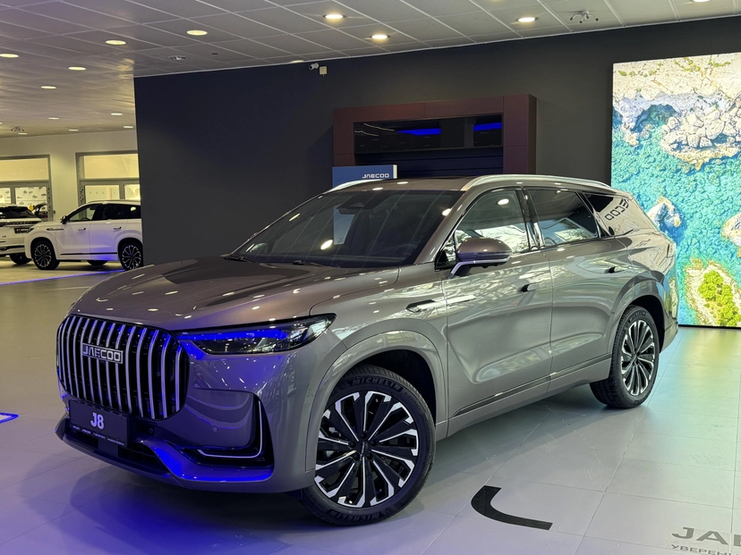 Автомобиль Jaecoo J8 I поколение 2.0 AMT 4WD (249 л.с.) Supreme-V BR Серый 2024
