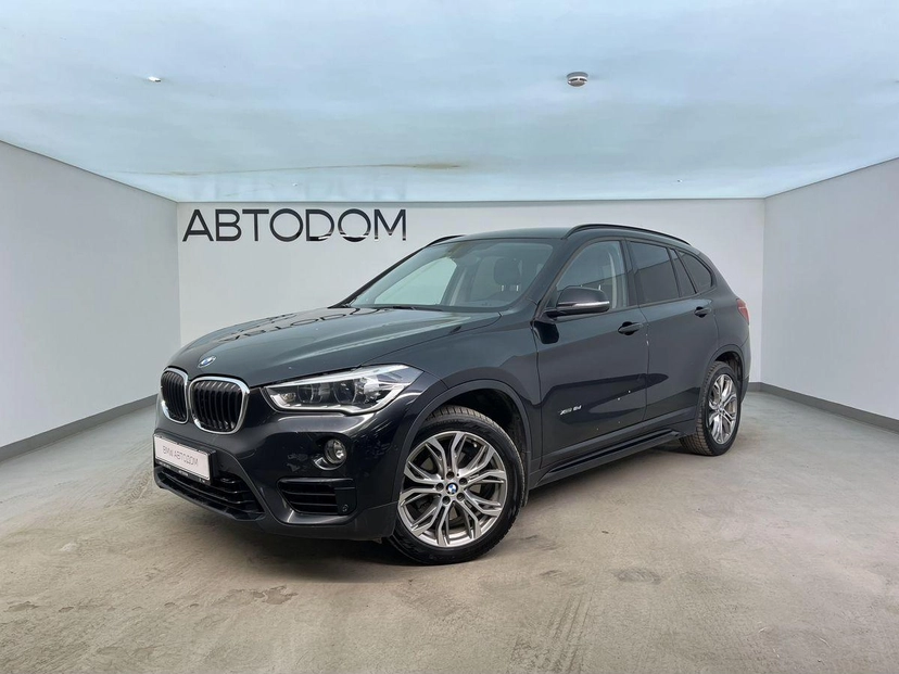 Автомобиль BMW X1 II поколение (F48) 2.0d AT 4WD (150 л.с.) Sport Line Чёрный 2016 с пробегом 288 380 км