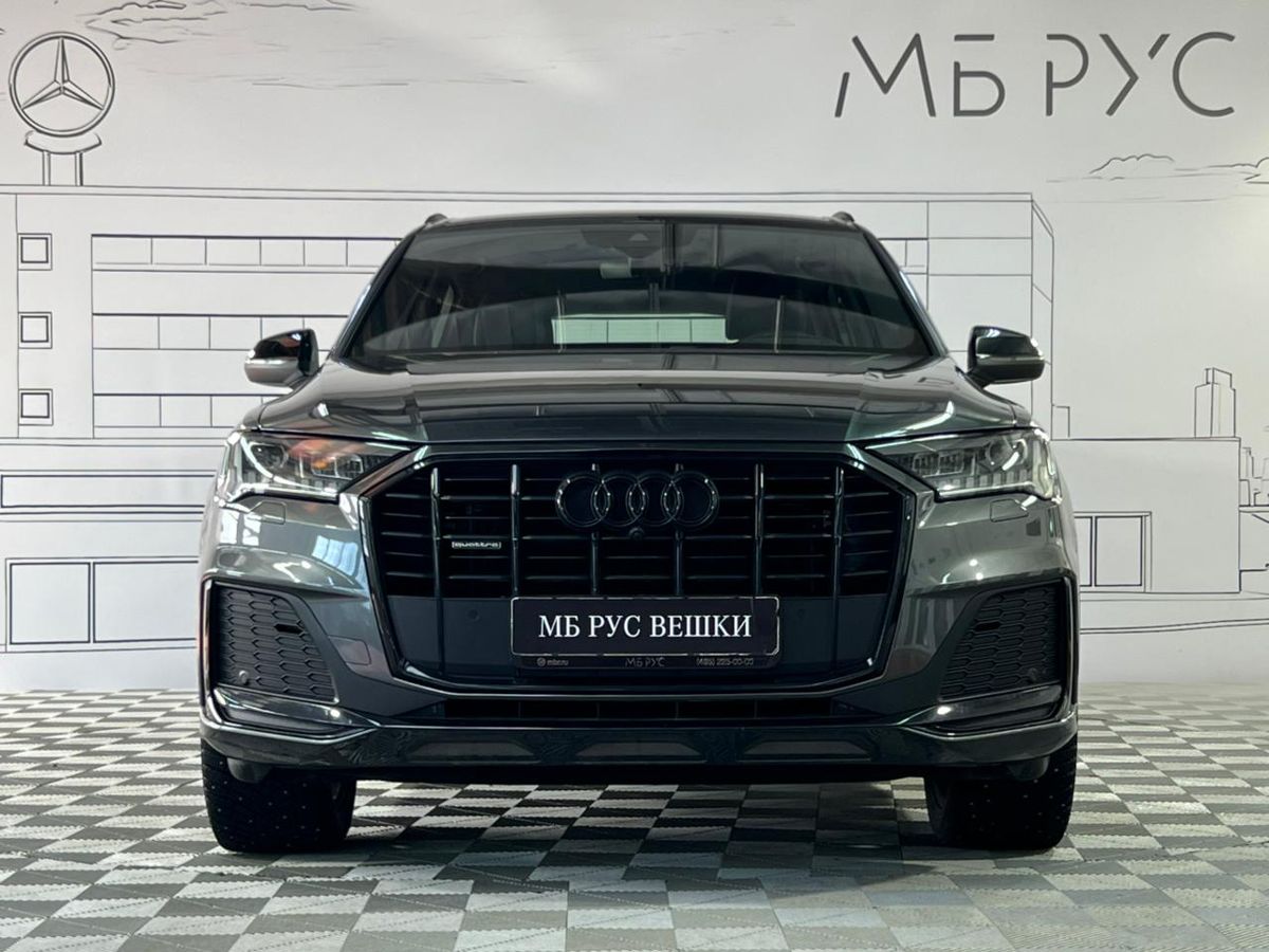 Автомобиль Audi Q7 II (4M) [рестайлинг] 3.0d AT 4WD (249 л.с.) Sport Серый 2020 с пробегом 55 185 км