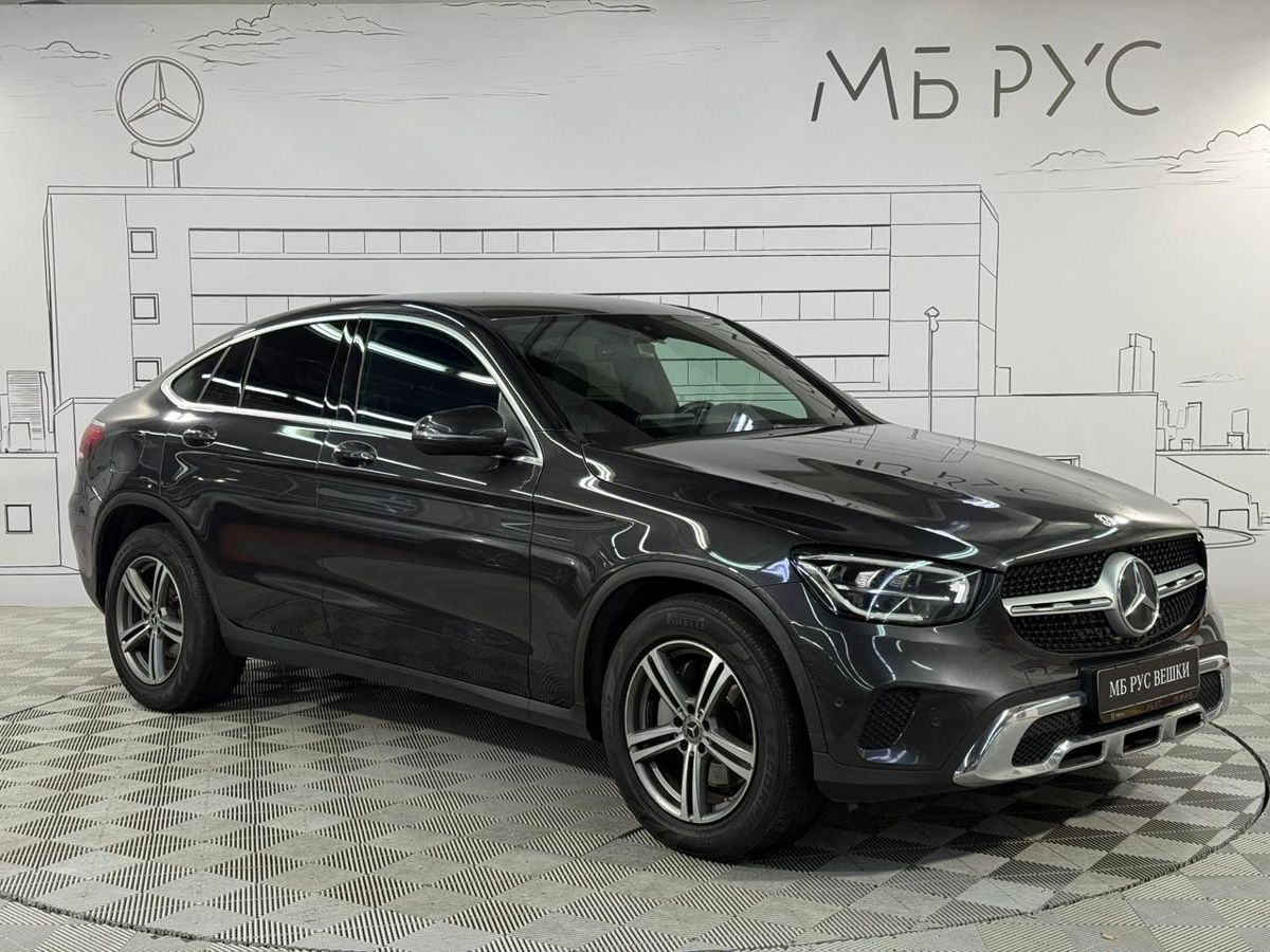 Автомобиль Mercedes-Benz GLC coupe I (C253) [рестайлинг] 220 2.0d AT 4Matic (194 л.с.) Premium Серый 2019 с пробегом 138 000 км