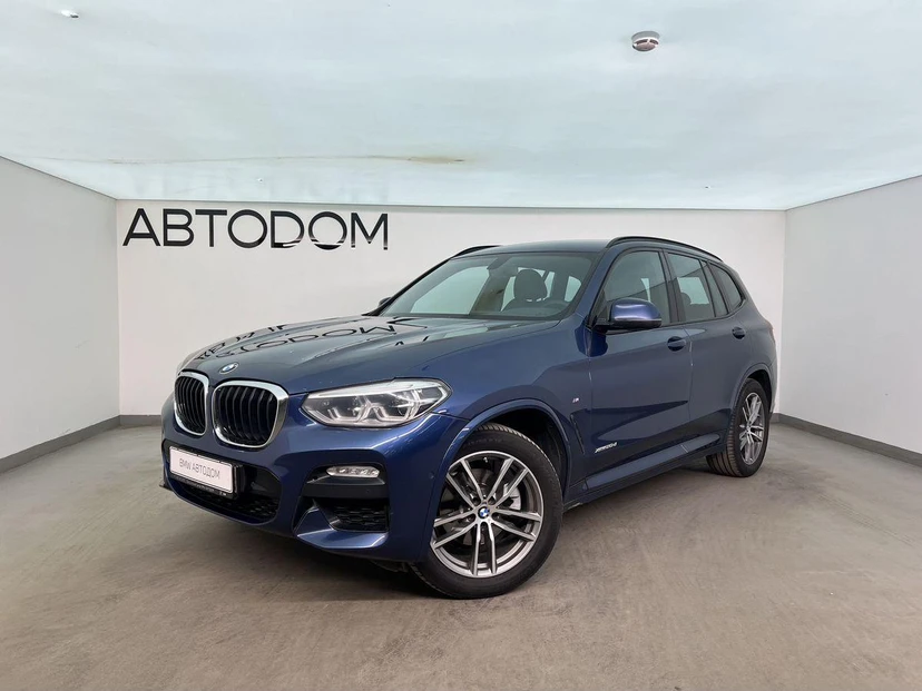 BMW X3 III поколение (G01) 2.0d AT 4WD (190 л.с.) M Sport Синий 2017 с пробегом 205 000 км