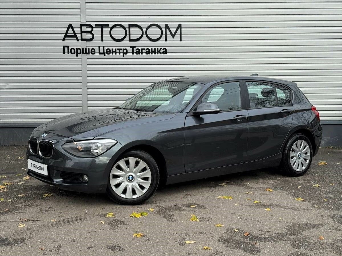 Автомобиль BMW 1 серии II поколение (F20/F21) 116 1.6 AT (136 л.с.) Base Серый 2012 с пробегом 112 594 км