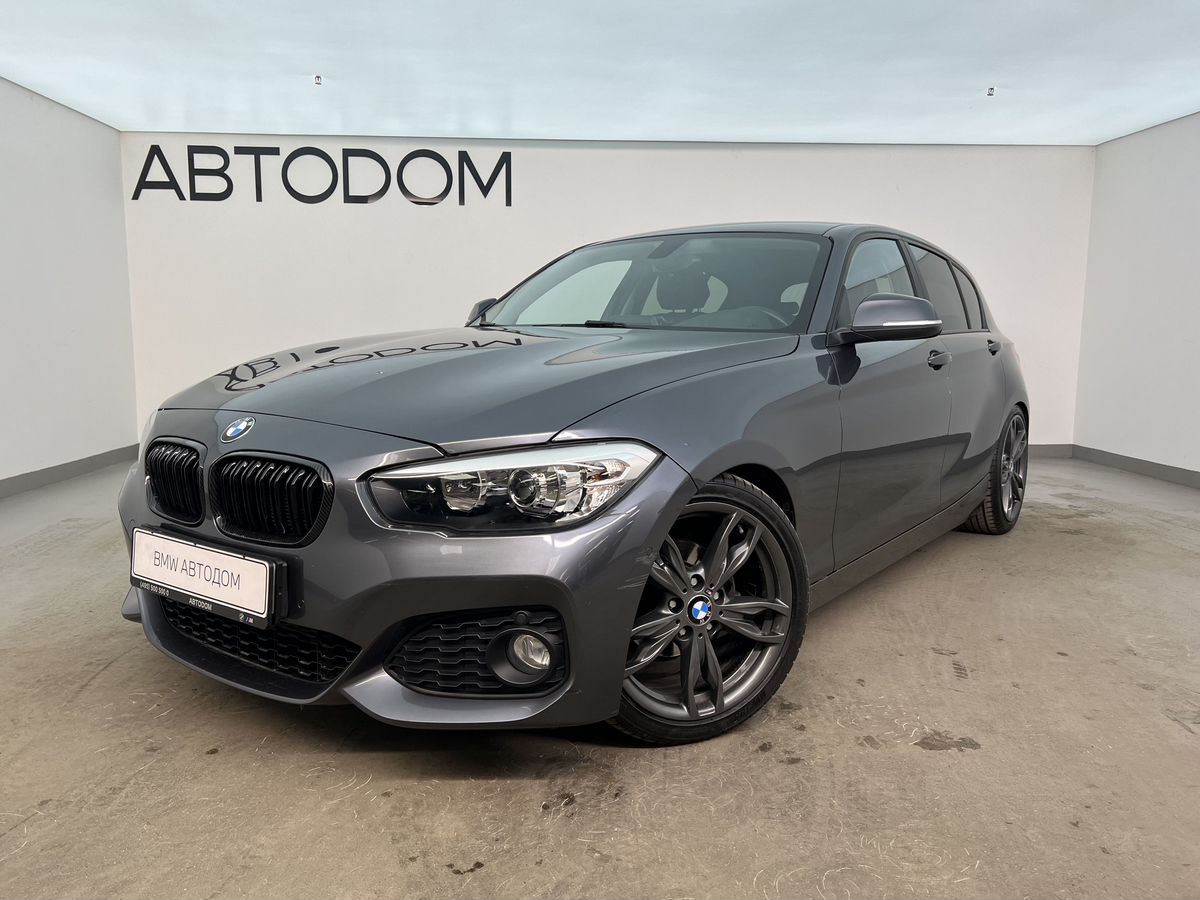 Автомобиль BMW 1 серии II (F20/F21) [2-й рестайлинг] 118 1.5 MT (136 л.с.) Advantage Серый 2018 с пробегом 57 937 км