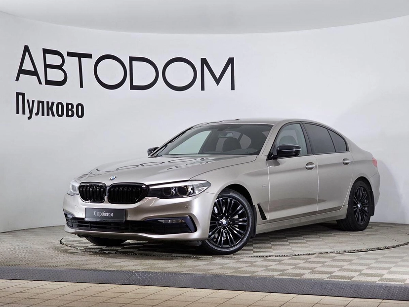 Автомобиль BMW 5 серии VII поколение (G30/G31) 520 2.0d AT (190 л.с.) Sport Line Серый 2017 с пробегом 137 832 км