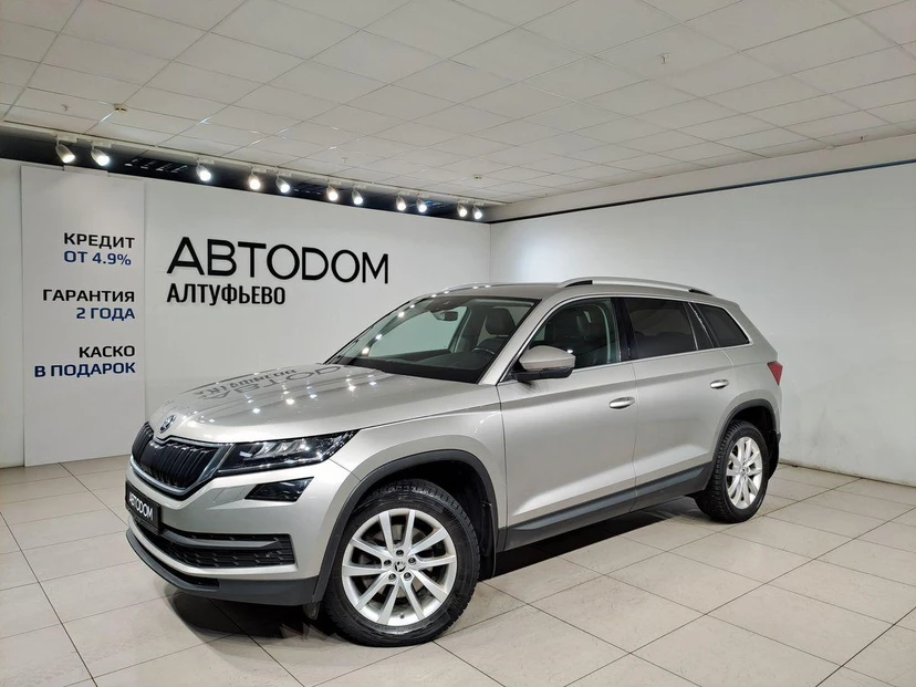 Skoda Kodiaq I поколение 2.0d AMT 4WD (150 л.с.) Style Бежевый 2018 с пробегом 186 235 км