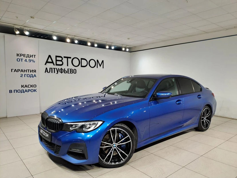 BMW 3 серии VII поколение (G20/G21/G28) 320 2.0d AT 4WD (190 л.с.) M Sport Pure Синий 2020 с пробегом 196 950 км