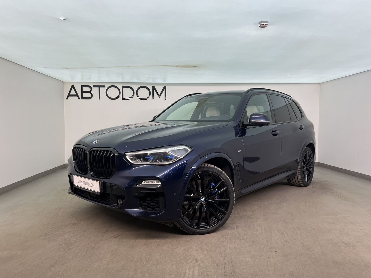 BMW X5 IV поколение (G05) 3.0d AT 4WD (400 л.с.) BMW M 50 Years Special Edition Синий 2020 с пробегом 151 200 км