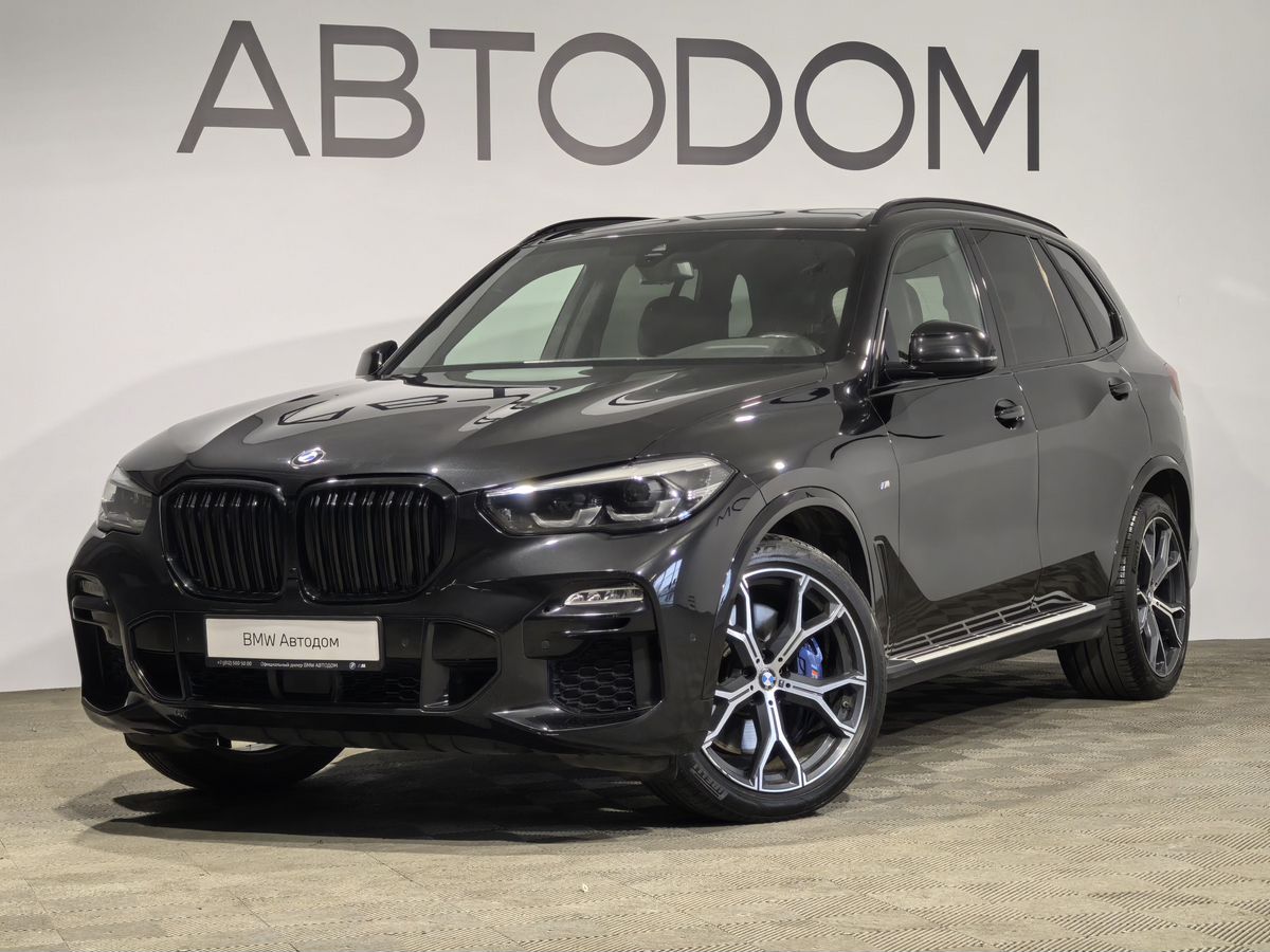 BMW X5 IV поколение (G05) 3.0d AT 4WD (265 л.с.) M Sport Plus Чёрный 2019 с пробегом 173 396 км