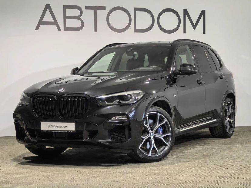 BMW X5 IV поколение (G05) 3.0d AT 4WD (265 л.с.) M Sport Plus Чёрный 2019 с пробегом 173 396 км