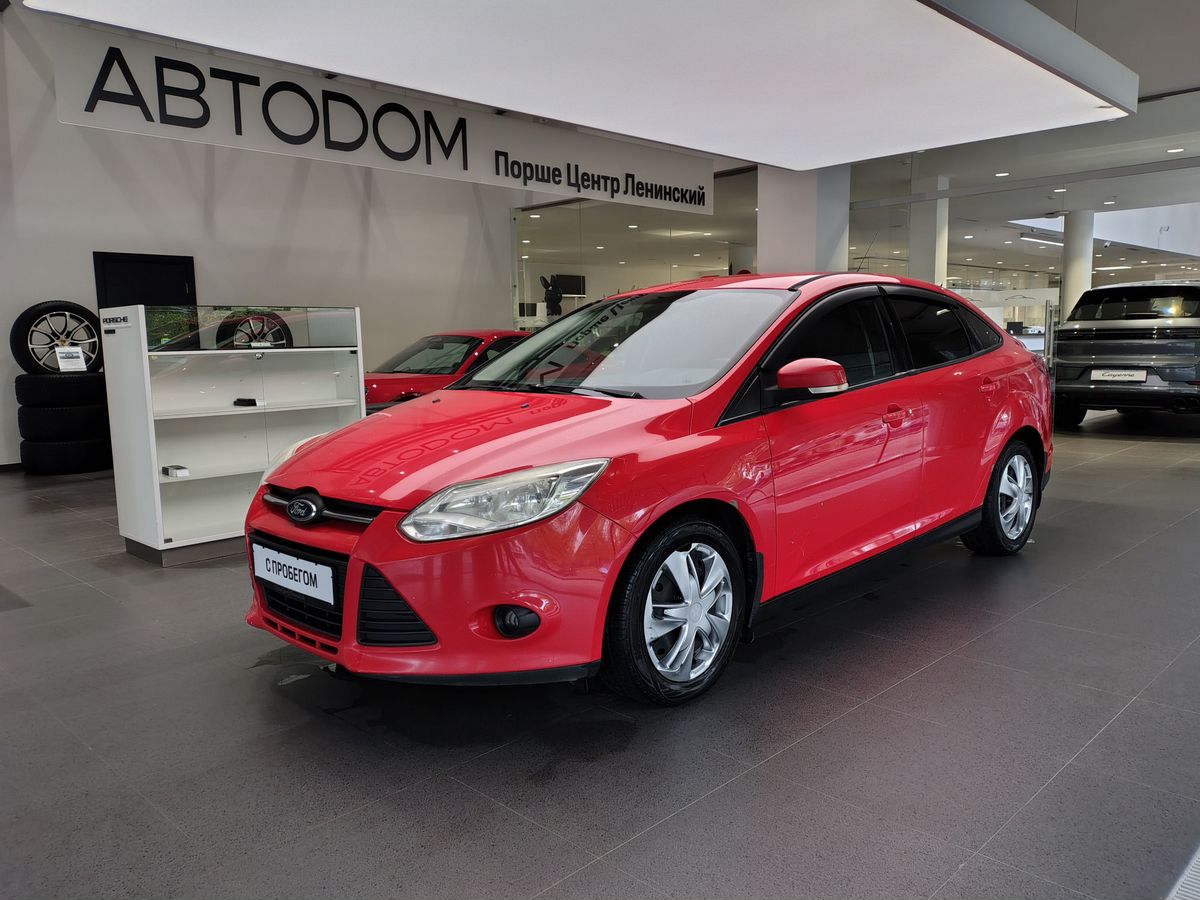 Ford Focus III поколение 1.6 AMT (105 л.с.) Trend Красный 2012 с пробегом 278 996 км
