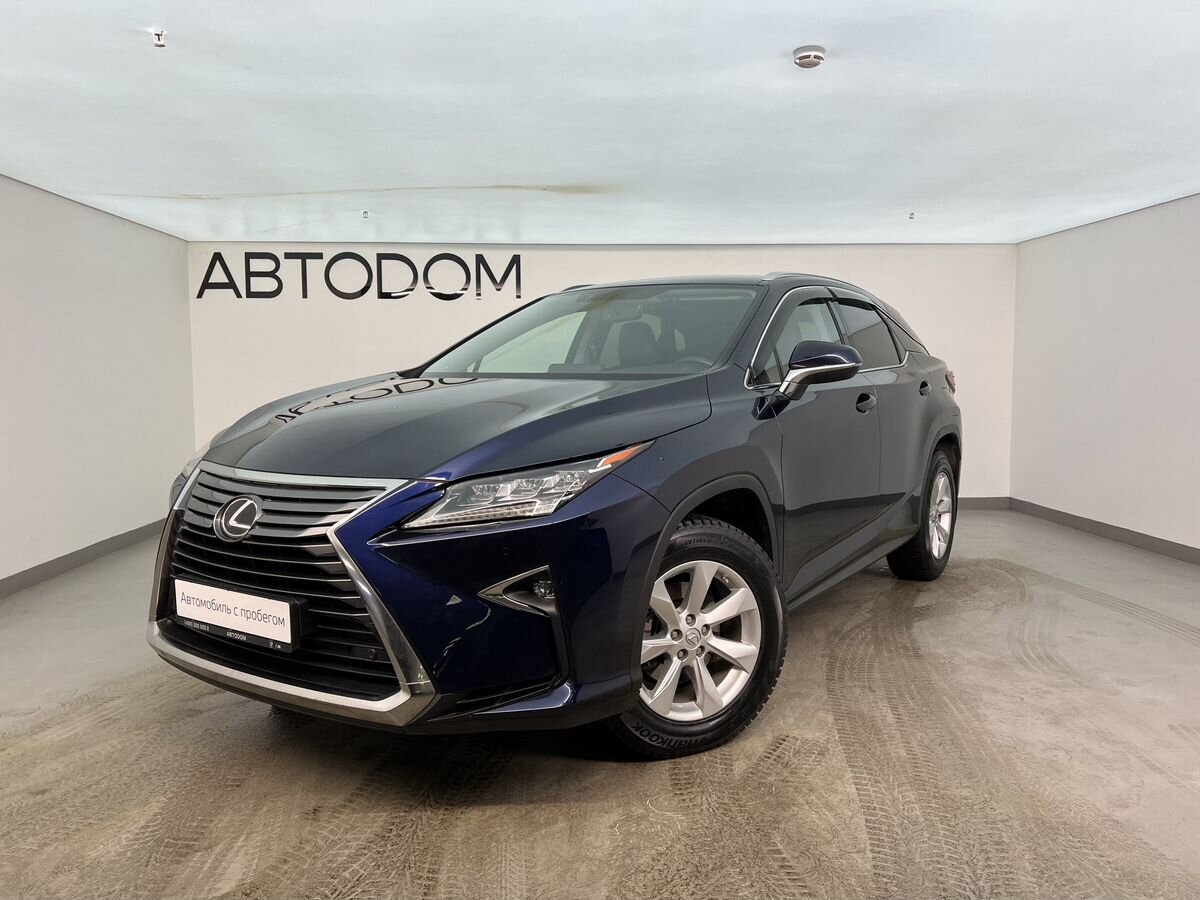 Автомобиль Lexus RX IV поколение 2.0 AT (238 л.с.) Base Синий 2016 с пробегом 85 355 км