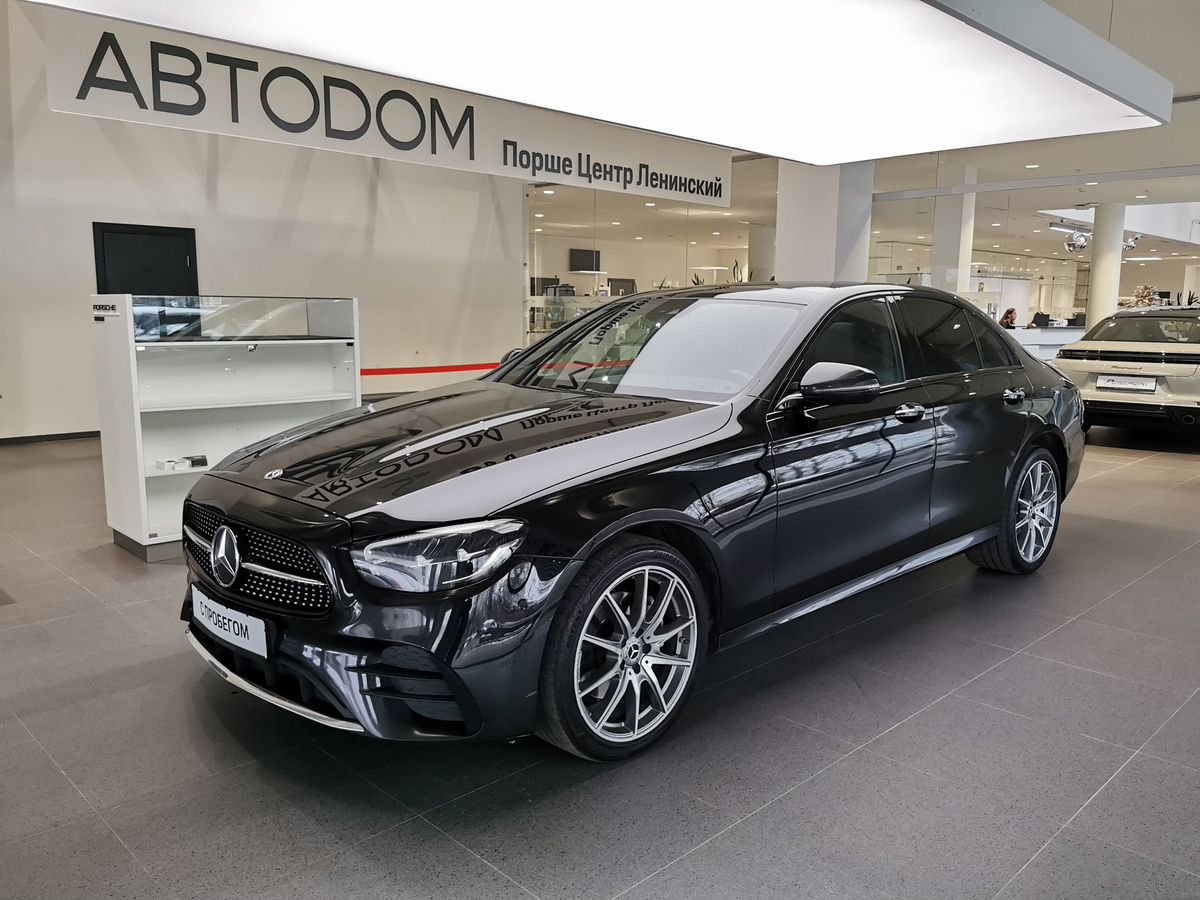 Автомобиль Mercedes-Benz E-Класс V (W213/S213/C238) [рестайлинг] 300 2.0d AT 4Matic (249 л.с) Sport Plus Чёрный 2021 с пробегом 112 732 км