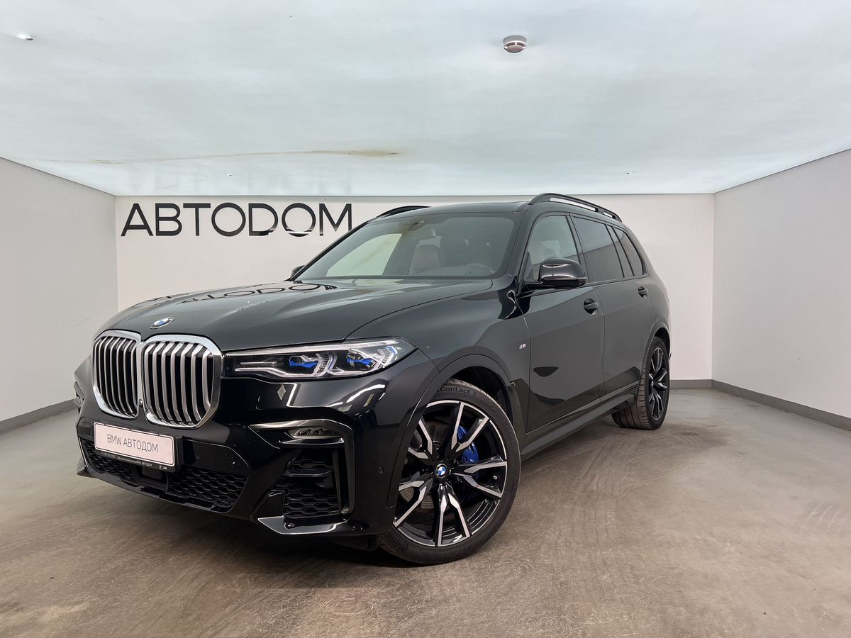 BMW X7 I поколение (G07) 3.0d AT 4WD (340 л.с.) M Sport Pro Чёрный 2021 с пробегом 104 906 км