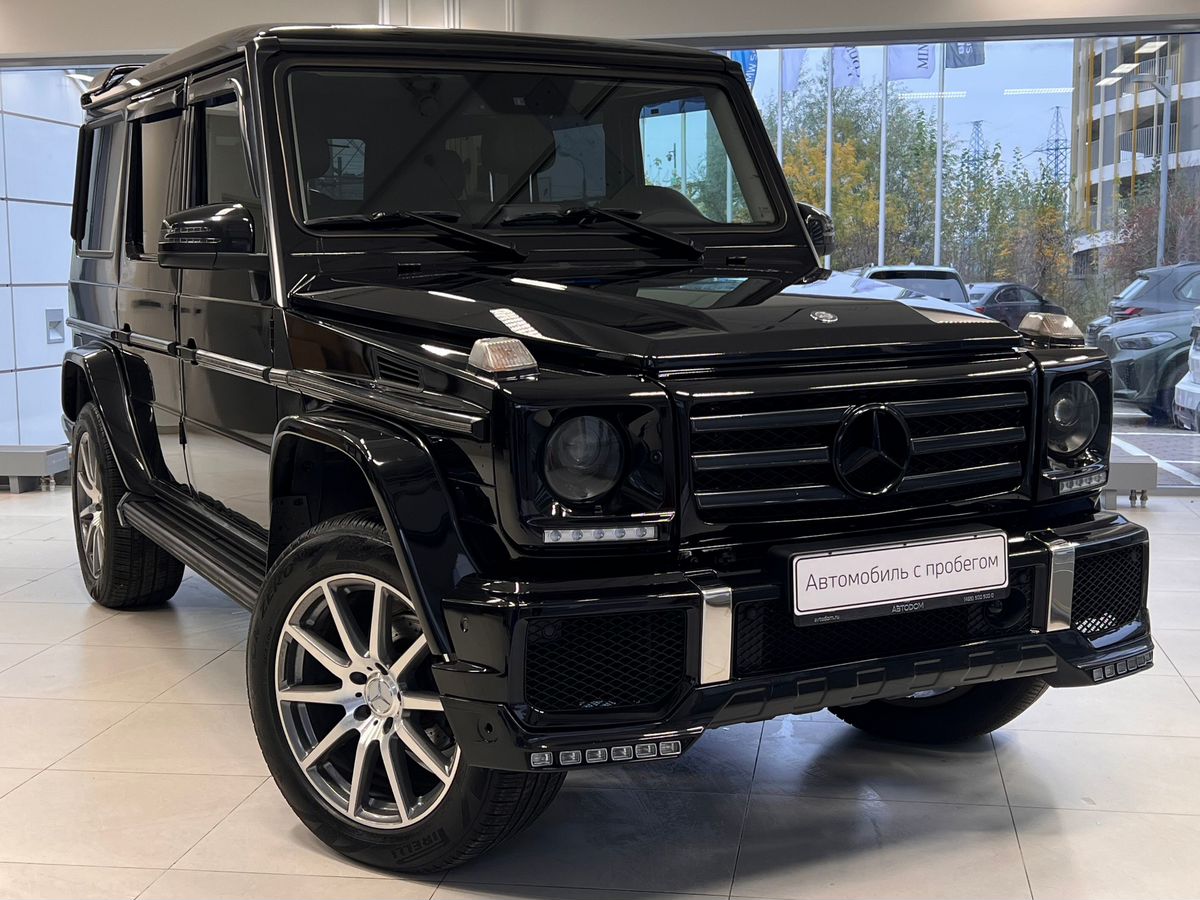Автомобиль Mercedes-Benz G-Класс II (W463) [4-й рестайлинг] 350 3.0d AT 4Matic (245 л.с.) Base Чёрный 2016 с пробегом 145 810 км